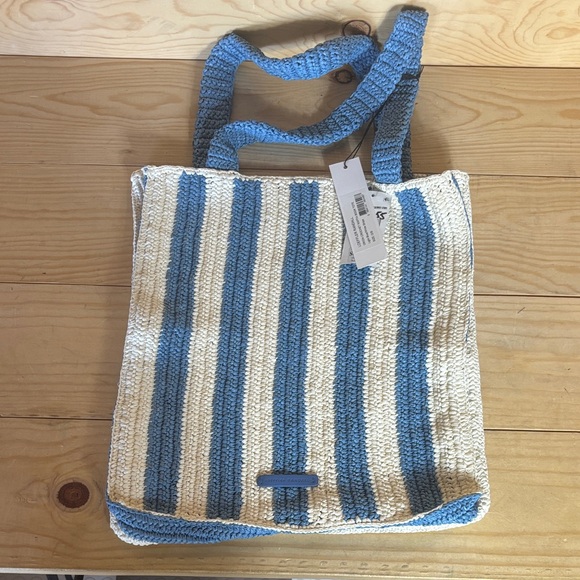 Loeffler Randall Handbags - NWT Loeffler Randall blue stripe radiation book bag